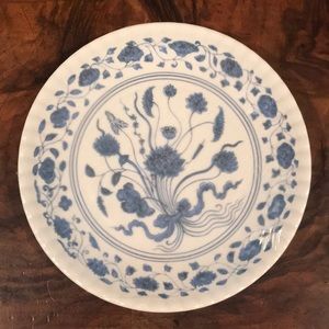 Blue and White Melamine Plates